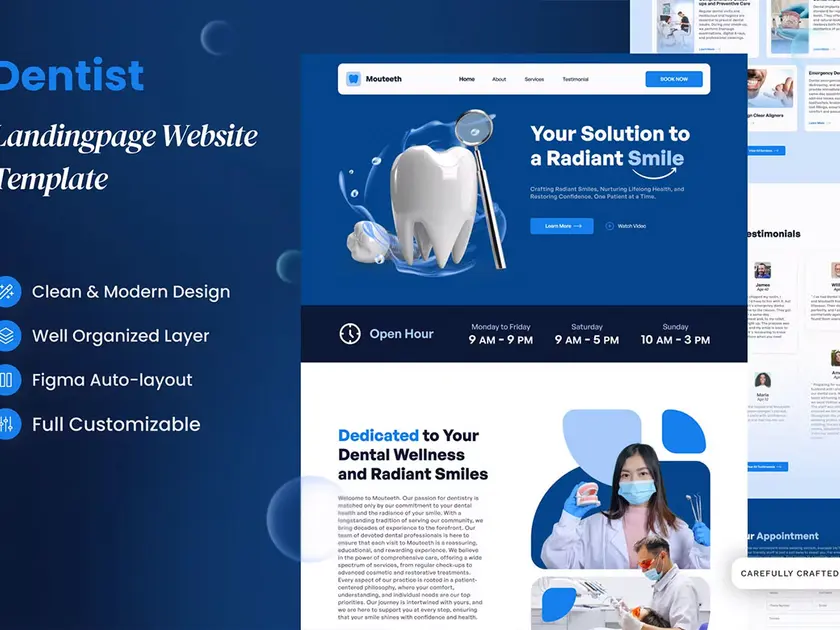Dental practice website design