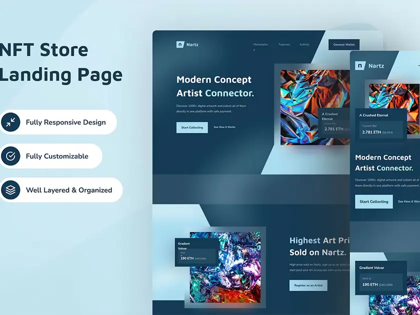 NFT website design